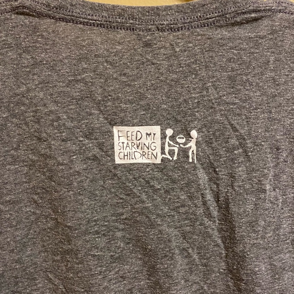Heather Gray Feed My Starving Children Tee Short Sleeve T-shirt - Picture 7 of 7